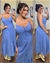 Vestido Ines Floral Azul - comprar online