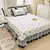 Imagem do Bonenjoy Colcha Estilo Floral Roupa de cama Renda Capa de Cama acolchoado Lenço