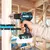 Makita DDF487 18V furadeira elétrica sem escova, adequada para a equipe de repa - FerShop