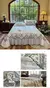 Bonenjoy Colcha Estilo Floral Roupa de cama Renda Capa de Cama acolchoado Lenço - FerShop