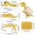 Suporte de papel higiênico de dinossauro impresso em 3D - Suporte de toalha de - comprar online