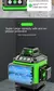 Nível de laser profissional 4D 8/16 linhas com bateria 2 × 2400mAh 360° Armaz - comprar online