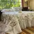 Bonenjoy Colcha Estilo Floral Roupa de cama Renda Capa de Cama acolchoado Lenço