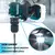 Makita DDF487 18V furadeira elétrica sem escova, adequada para a equipe de repa na internet