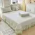 Bonenjoy Colcha Estilo Floral Roupa de cama Renda Capa de Cama acolchoado Lenço - comprar online