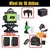 Nível de laser profissional 4D 8/16 linhas com bateria 2 × 2400mAh 360° Armaz - comprar online
