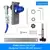 Kit de gabarito de dobradiça oculta, atualização de madeira 35mm, guia de dob
