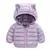 Jaqueta Infantil Puffer Capuz Orelha de Ursinho - loja online