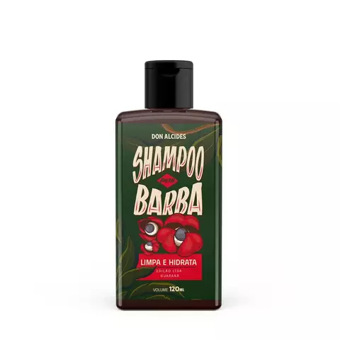 SHAMPOO PARA BARBA DON ALCIDES GUARANÁ 120ML