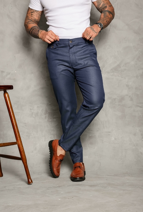 Calça Alfaiataria - Azul Europa - comprar online