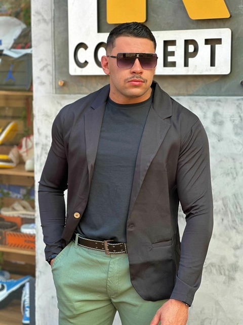 Blazer Slim - Preto - comprar online