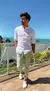 CAMISA BLANCA DE LINO CUELLO MAO