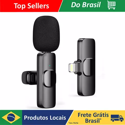 MICROFONE DE LAPELA SEM FIO