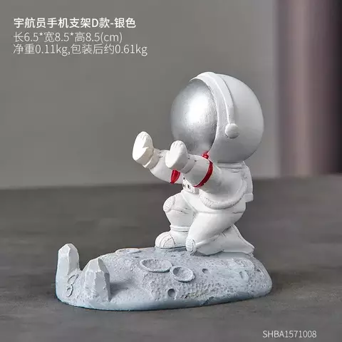 Suporte de telefone de astronauta nórdico-suporte de mesa de astronauta para de