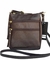 BOLSA FEMININA TRANSVERSAL SHOULDER COURO ROMA 1450 MARROM