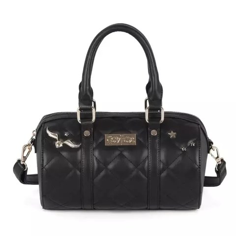 Bolsa Feminina Bau Harry Potter BHP69174 Matelassê Preto