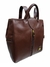 BOLSA MOCHILA FEMININA COURO MIRIAN CASTRO 1153 MARROM Cor:Marrom;Tamanho:Único;Gênero:Mulher