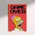 Placa Decorativa Homer Game Over na internet