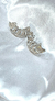 BRINCO EARCUFF RAMOS CRAVEJADO COM MICRO ZIRCÔNIAS INCOLORES | BANHO PRATA - 12g - loja online