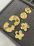 BRINCO DE FLOR | BANHO OURO 18K | 3,0cm na internet