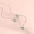 CONJUNTO ZIRCÔNIAS CÚBICAS ACQUA, ROSA OU TURMALINA| BANHO DE RÓDIO BRANCO - loja online