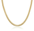 Choker Malha Snake Grossa Banho Ouro 18K - comprar online