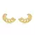 EarCuff Ramos Luxo Banho Ouro 18K - comprar online