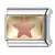 Charm Link azul estrela lua italianos 9mm