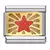 charm link Uring estrela lua sol estilo italiano 9mm