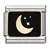 charm link Uring estrela lua sol estilo italiano 9mm - Arua