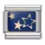 charm link Uring estrela lua sol estilo italiano 9mm