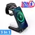 Suporte de Carregador Sem Fio Fast Charging - 3 em 1 Estação de Carregamento Rapido - comprar online
