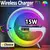 Carregador Sem fio Multifuncional Wireless Charger - Com Relogio e Alarme na internet