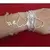 Kit Pulseira Dourada Prateada Foleadas - loja online