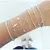 Kit Pulseira Dourada Prateada Foleadas - loja online