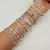 Kit Pulseira Dourada Prateada Foleadas - comprar online