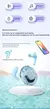 Fones de ouvido T8 sem fio bluetooth com display de led na internet