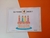 Cartaz de atividade infantil com bolo de aniversário decorado com quatro velas coloridas e texto "Eu tenho 4 anos!!"