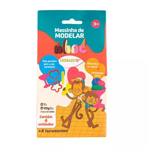 Kit massinha de modelar nhac - Leo&leo
