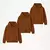 3 Pack - Hoodie Oversize Basic - FULL MARRON - comprar online