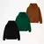 3 Pack - Hoodie Oversize Basic - Verde | Negro | Marron - comprar online
