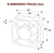 Kit Ventilador Cooler + Veneziana + Grade 150x150x51mm - comprar online