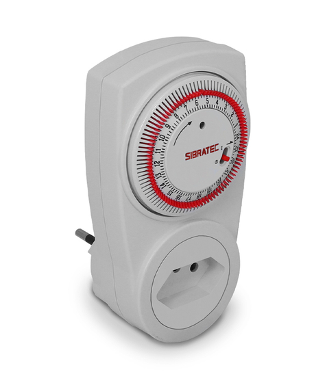 Programador Horário GMT03A Analógico 110~220V Bivolt 60Hz - Com Plugue Para tomada