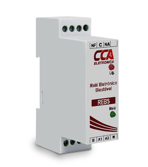 Relé Eletrônico Biestável (Pulso-Liga/ Pulso-Desliga) - REBS
