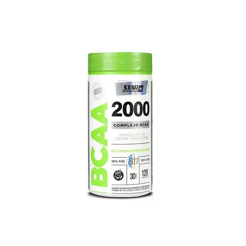 BCAA 2000 x 120 CAPS - STAR NUTRITION