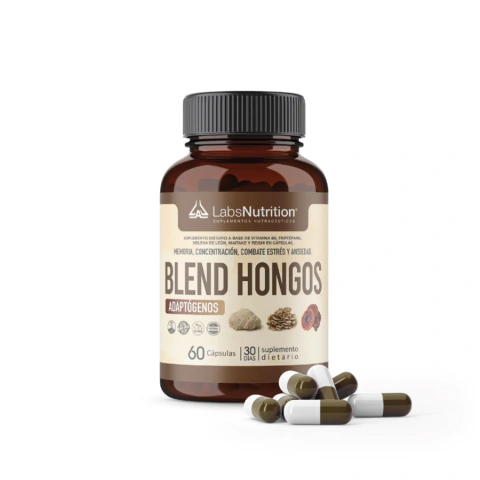 Blend de Hongos Adaptogenos x 60 CAPS – LABS NUTRITION