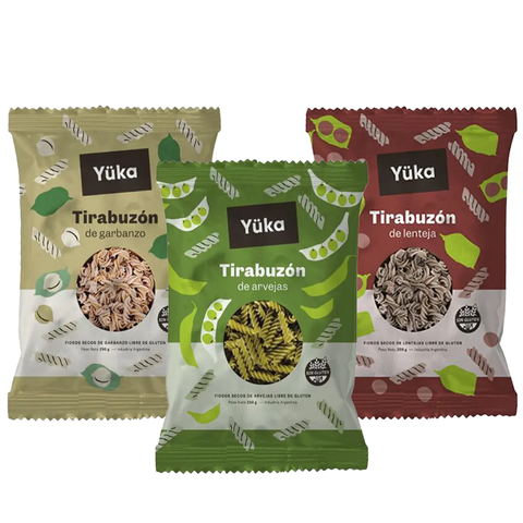 Fideos Tirabuzón Sin TACC x 250 gr - YUKA