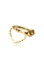 Piercing Fake Com Coração Banhado Em Ouro 18k - comprar online