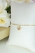 Pulseira Com Coração De Zircônias Coloridas Banhado A Ouro 18k - comprar online