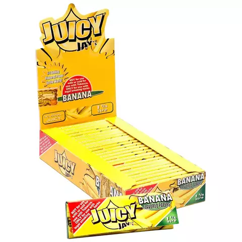 JUICY JAYS BANANA 1 1/4 BOX/24 - 32 leaves - comprar en línea
